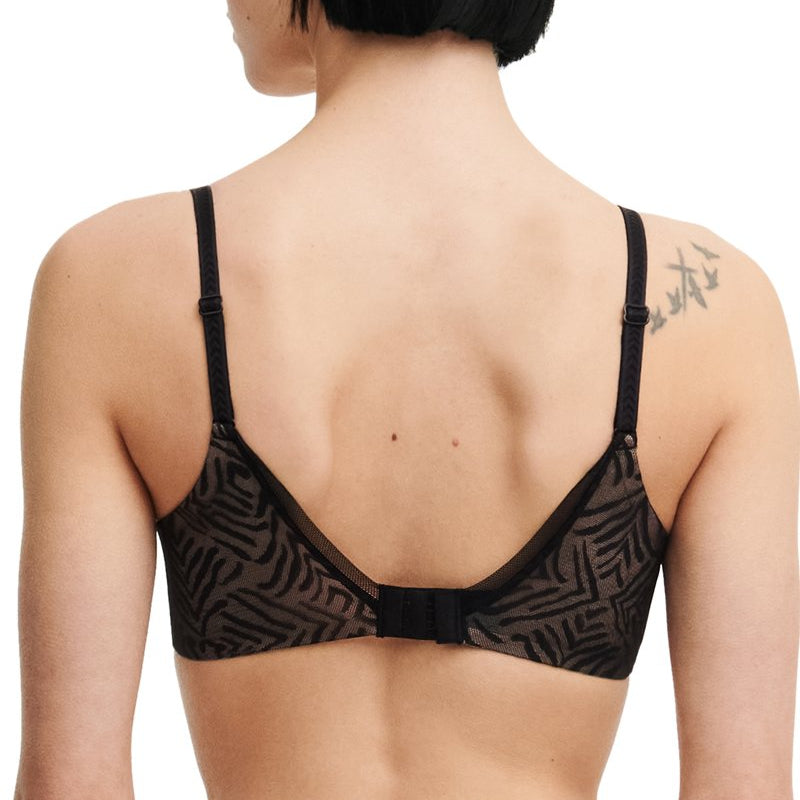 Graphic A Bra - Black