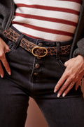 Ceinture En Nubuck Helene - Camel