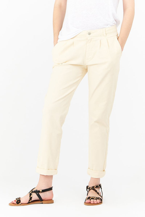 Pantalon Droit - Écru