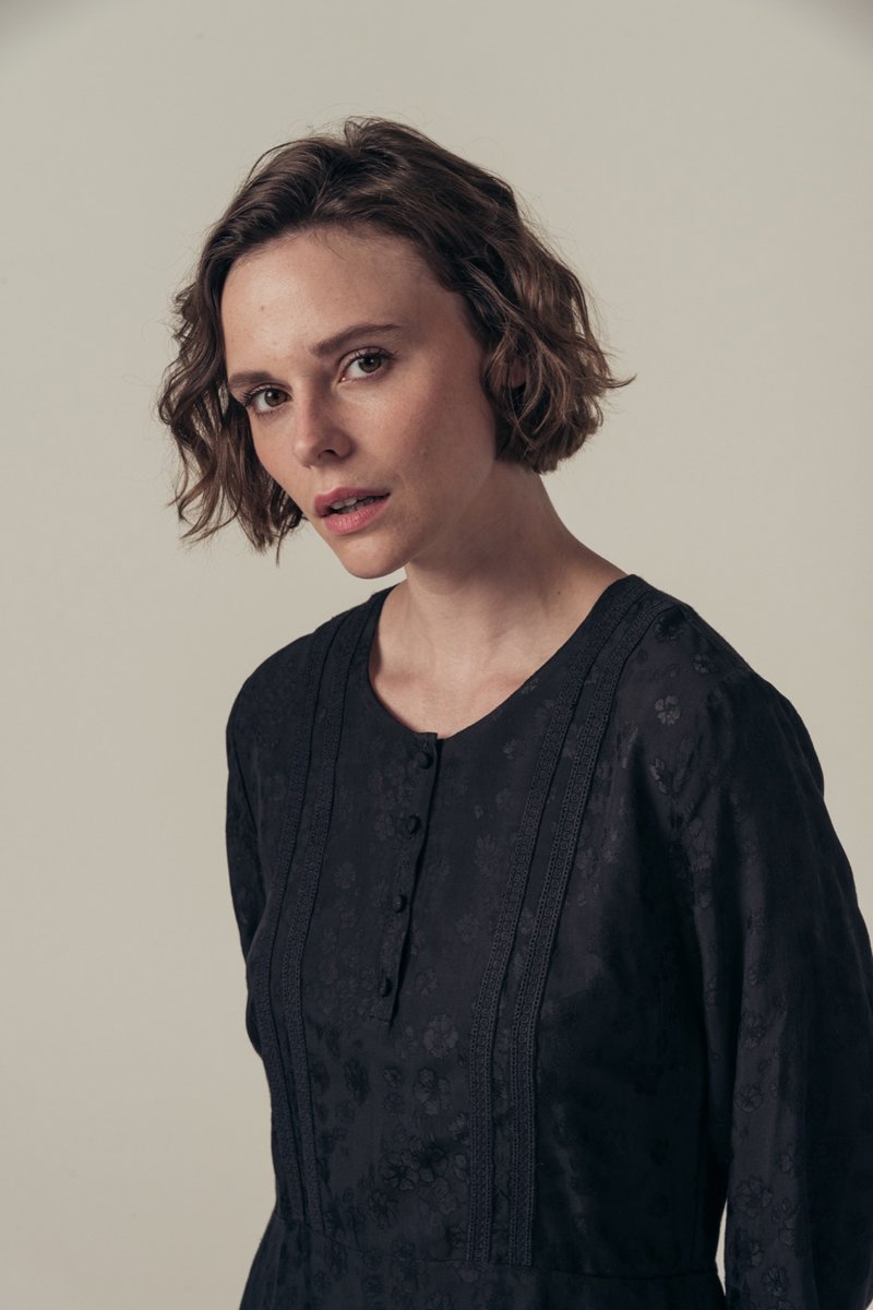 Robe Droite Riotte - Noir