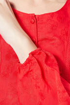 Robe Droite Riotte - Rouge