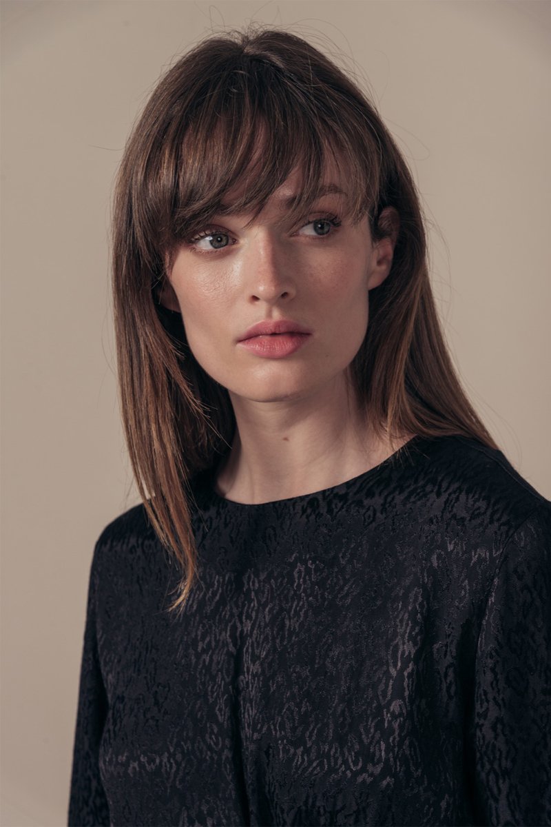 Vestido skater Robine - Negro