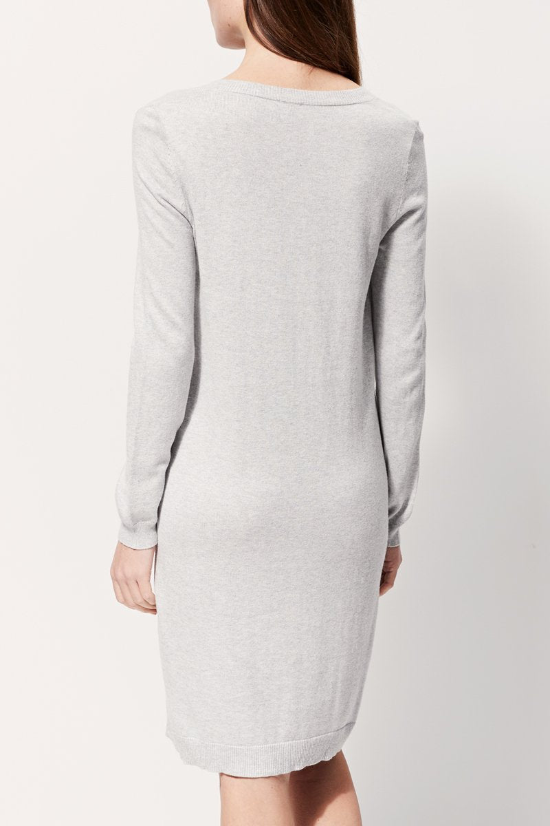 Richelet Jumper Dress - Light Grey