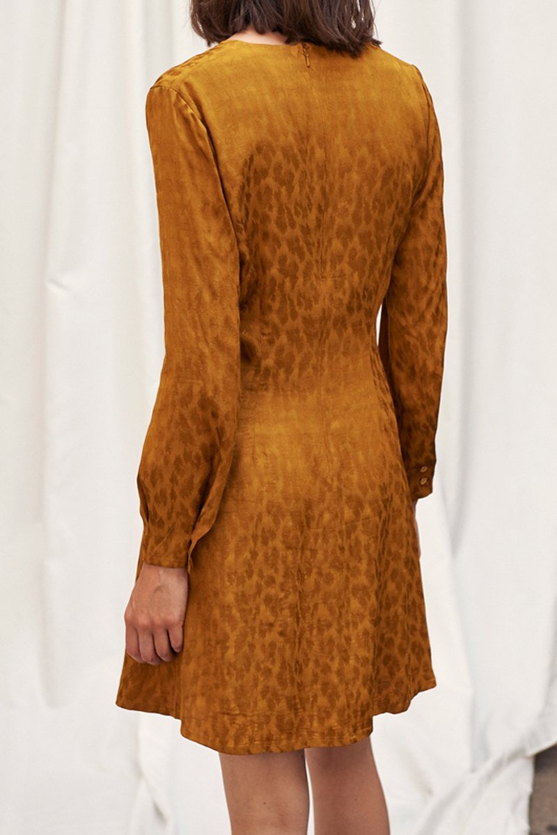 Skater Dress - Mustard