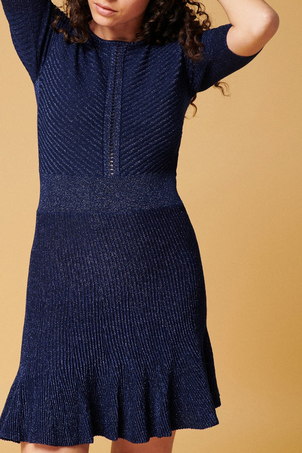 Robe Pull - Bleu Marine