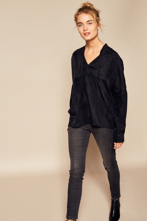 Blouse Flamande - Noir
