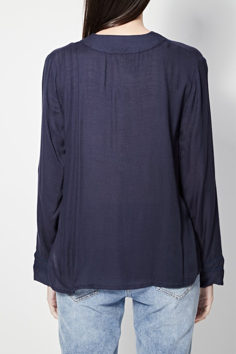 Blouse Tapovan - Bleu Marine