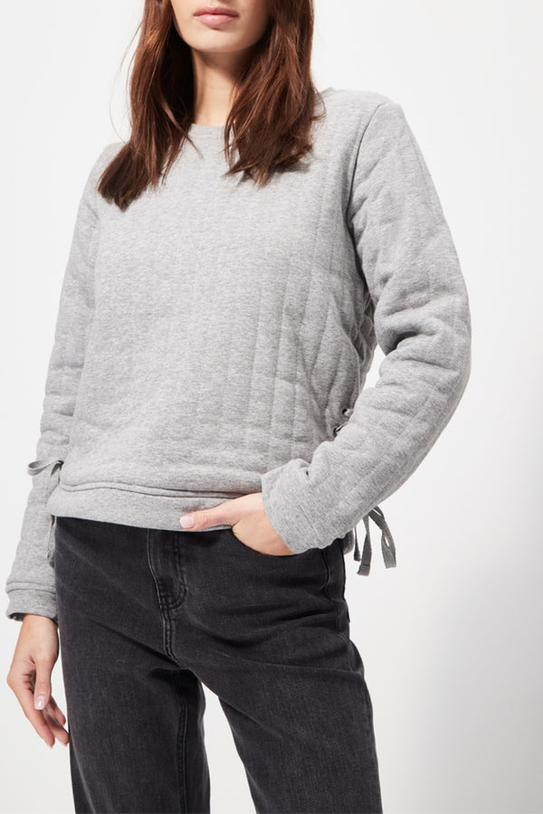 Sweat Matelassé - Gris