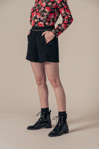 Short Taille Haute Irlande - Noir