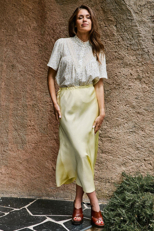 Julie Long Skirt - Yellow