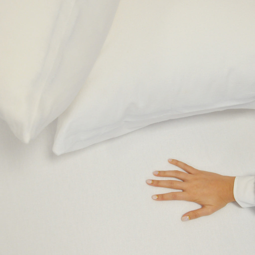 Uni Molleton Gratte - Drap Housse - Blanc