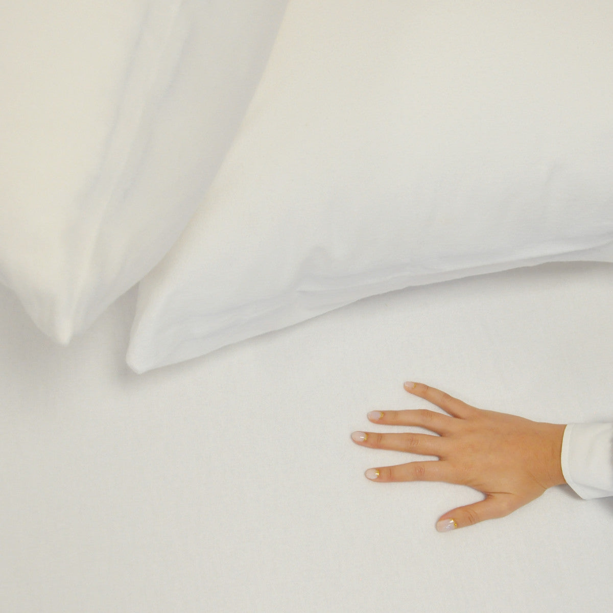 Uni Molleton Gratte - Drap Housse - Blanc