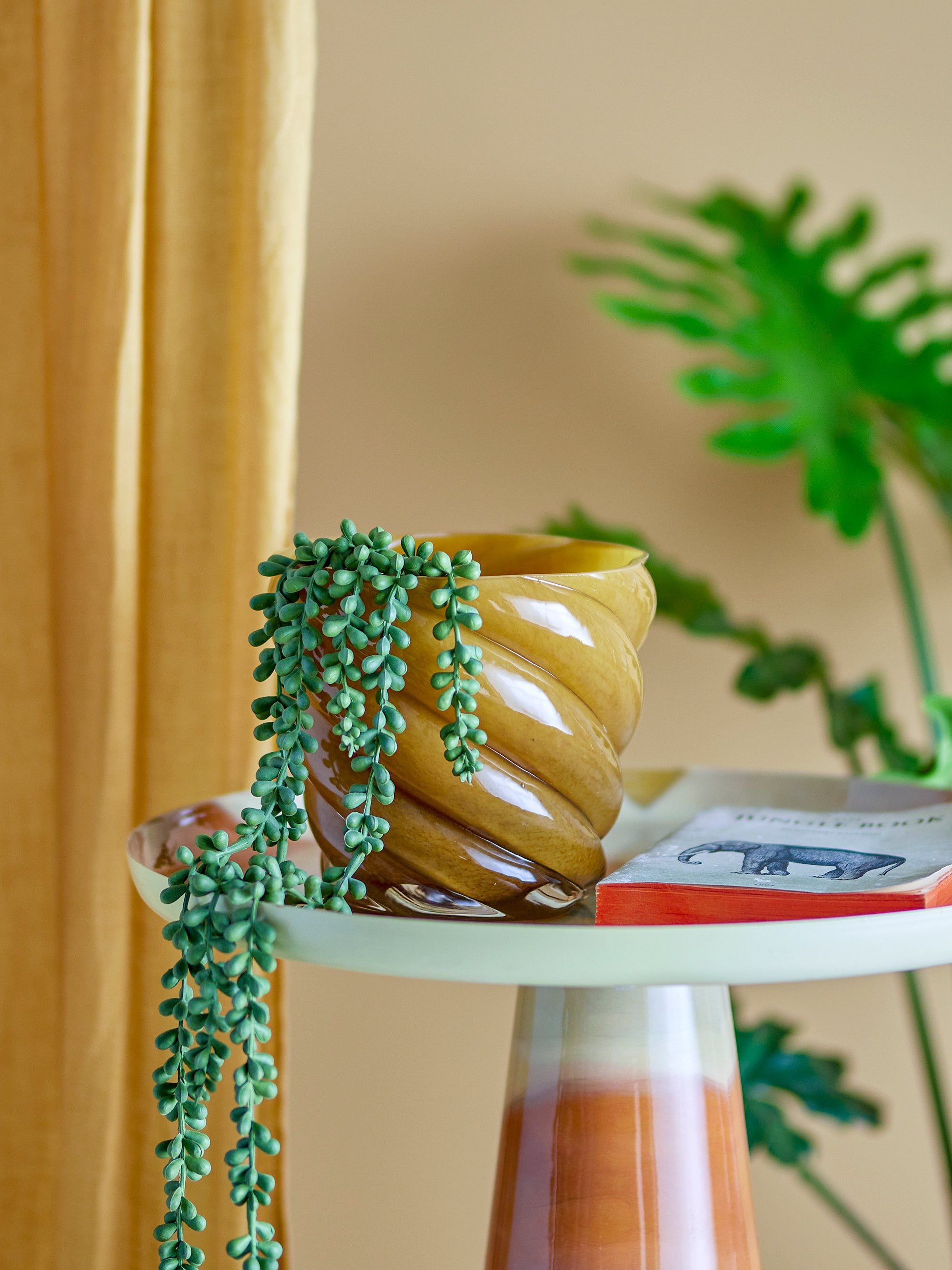 Callo - Flowerpot - Yellow - Glass