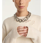 The Kooples - Pull Fin Laine Écru À Détail Texturé - Femme
