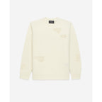 The Kooples - Pull Fin Laine Écru À Détail Texturé - Femme