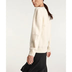 The Kooples - Pull Fin Laine Écru À Détail Texturé - Femme