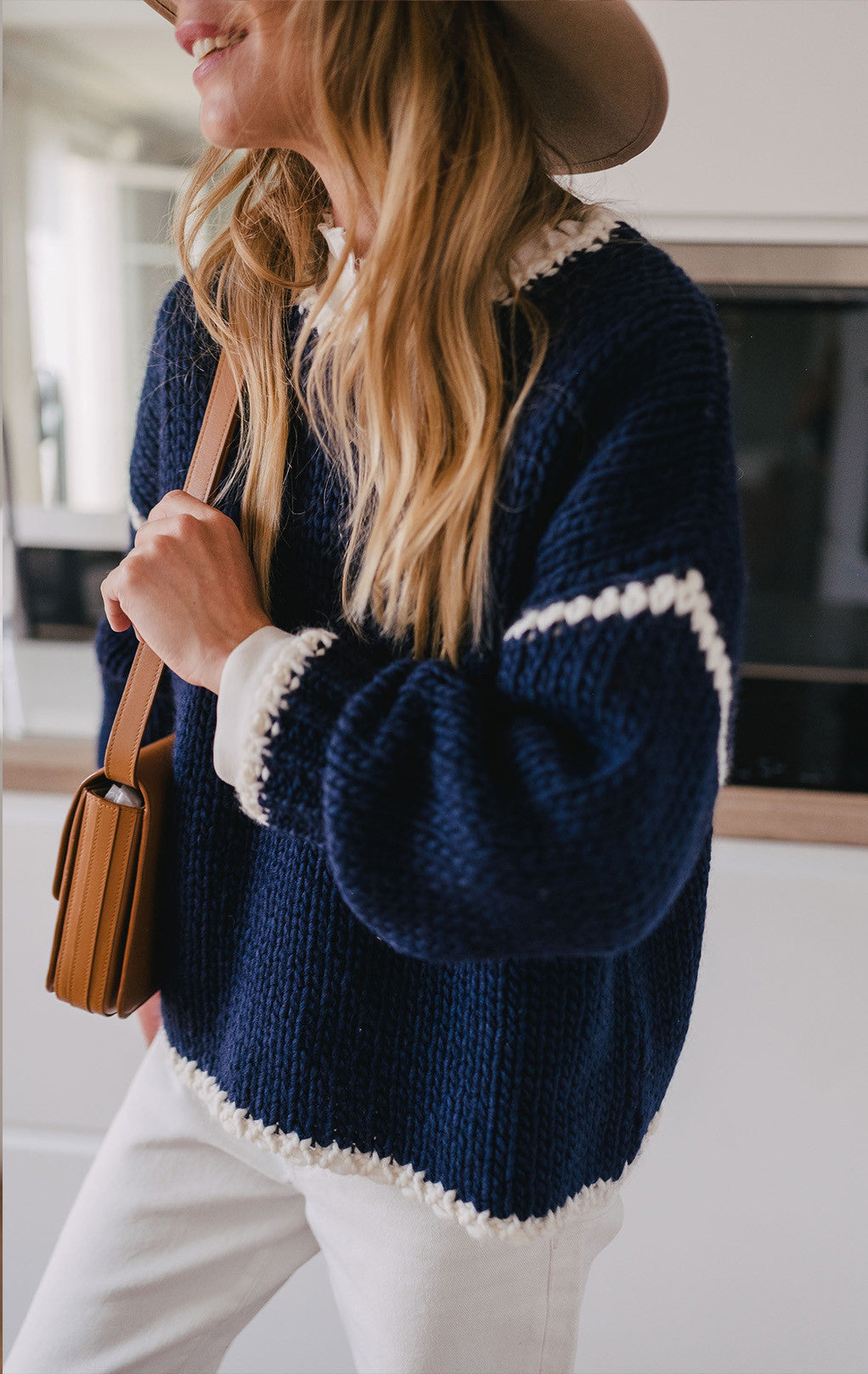 NYLIA NAVY JUMPER