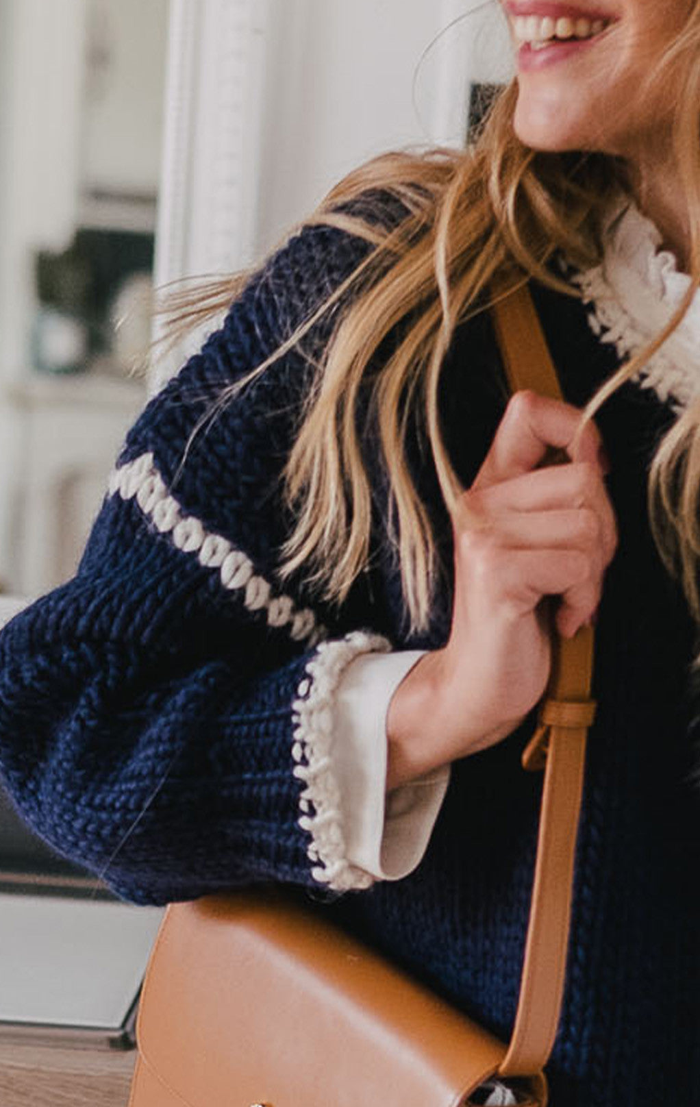 NYLIA NAVY JUMPER