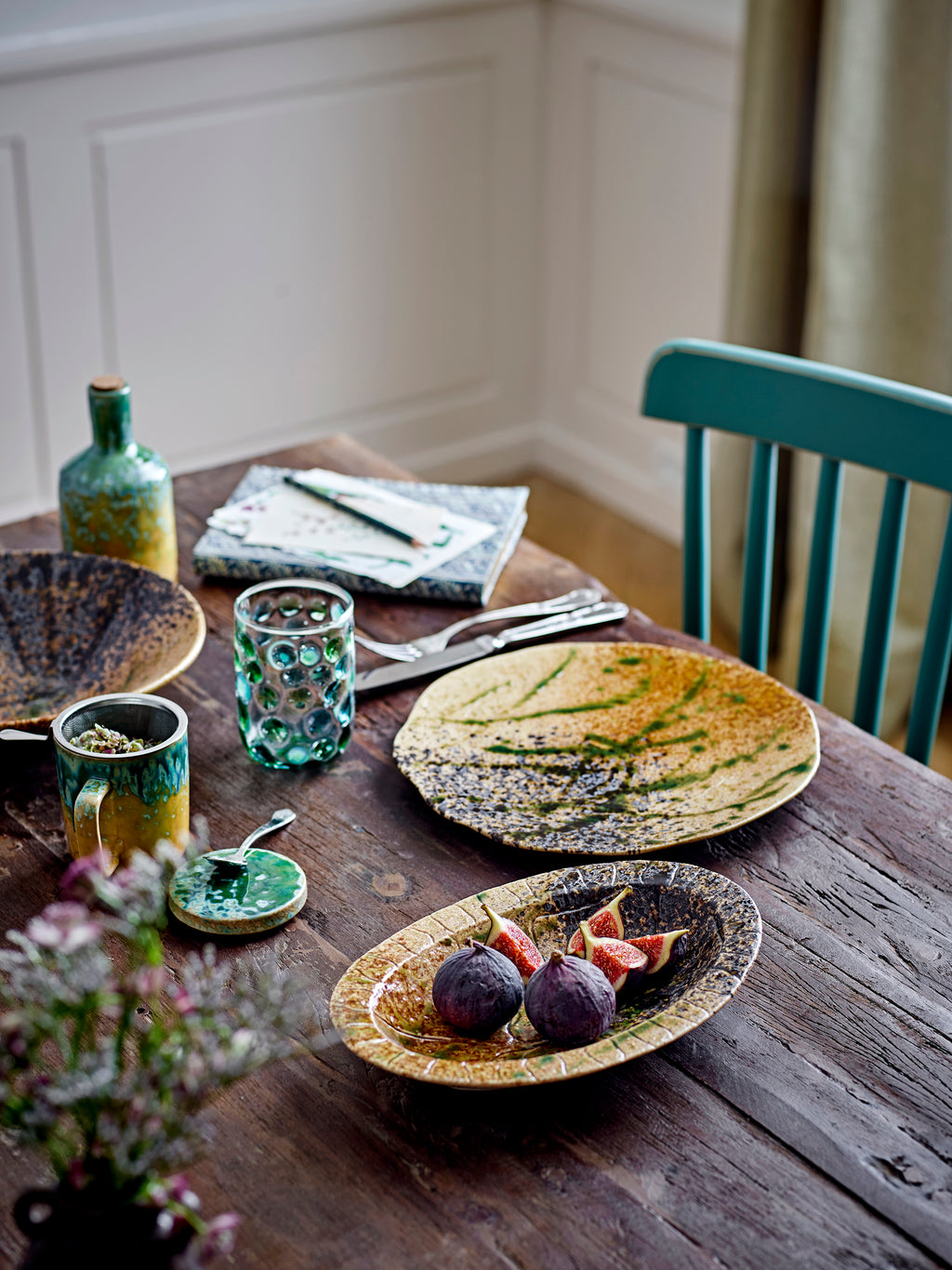 Larken - Plate - Multicolour - Stoneware