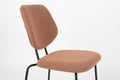 Zelo - Chaise De Salle À Manger - Métal - Rose