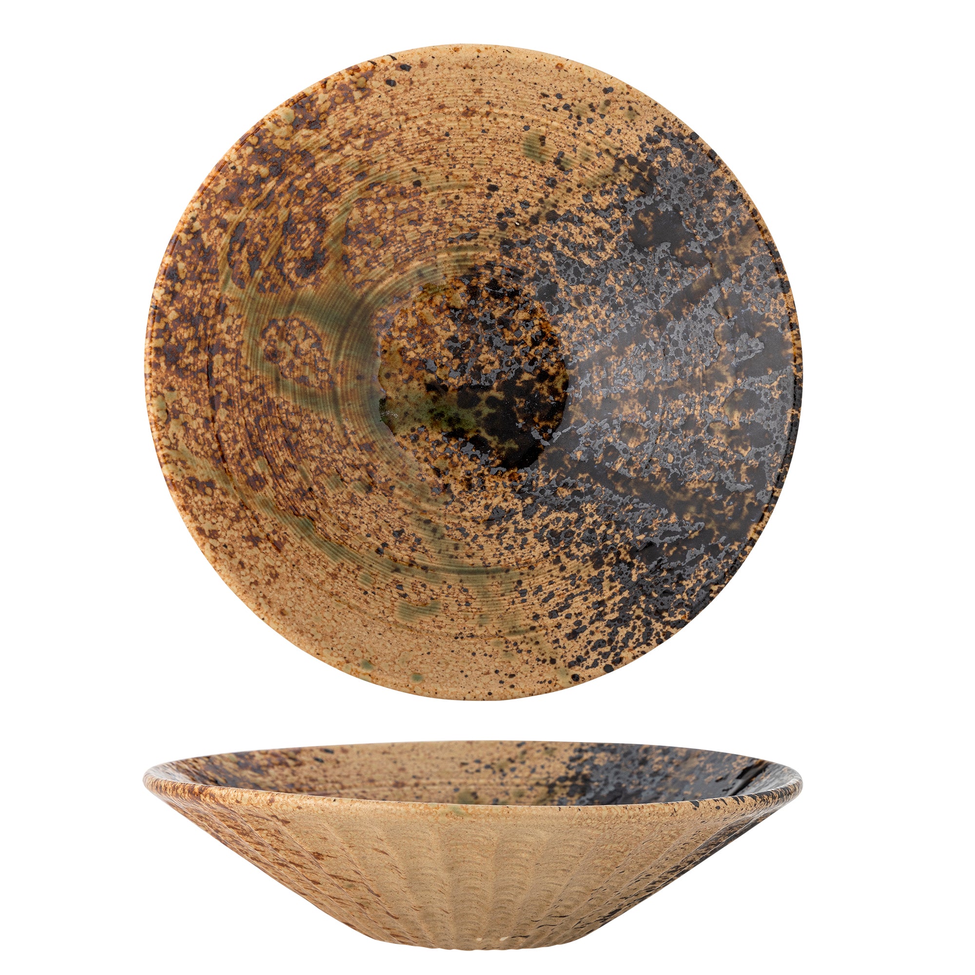 Larken - Serving Plate - Multicolour - Stoneware