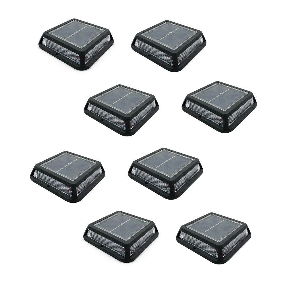 Quadry - Balise Solaire - Acier - Noir
