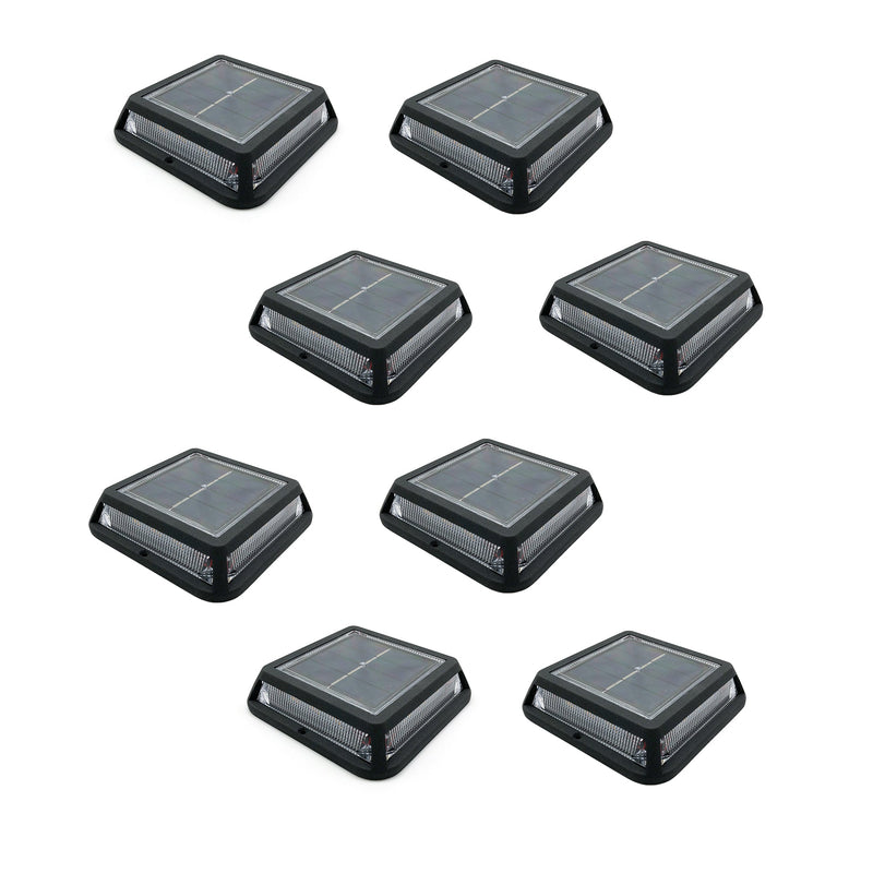 Quadry - Balise Solaire - Acier - Noir