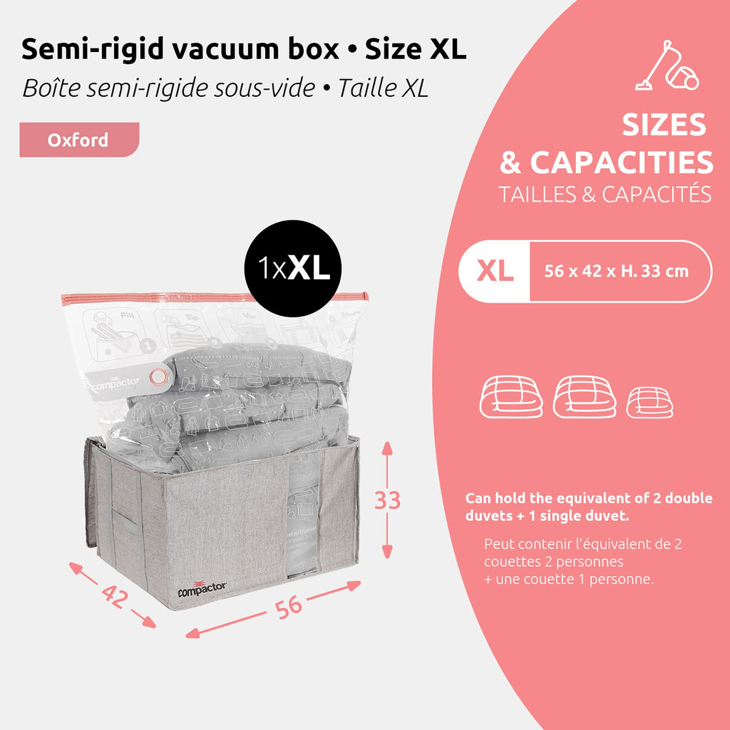 Housse De Rangement Sous Vide Oxford - 3 Tailles