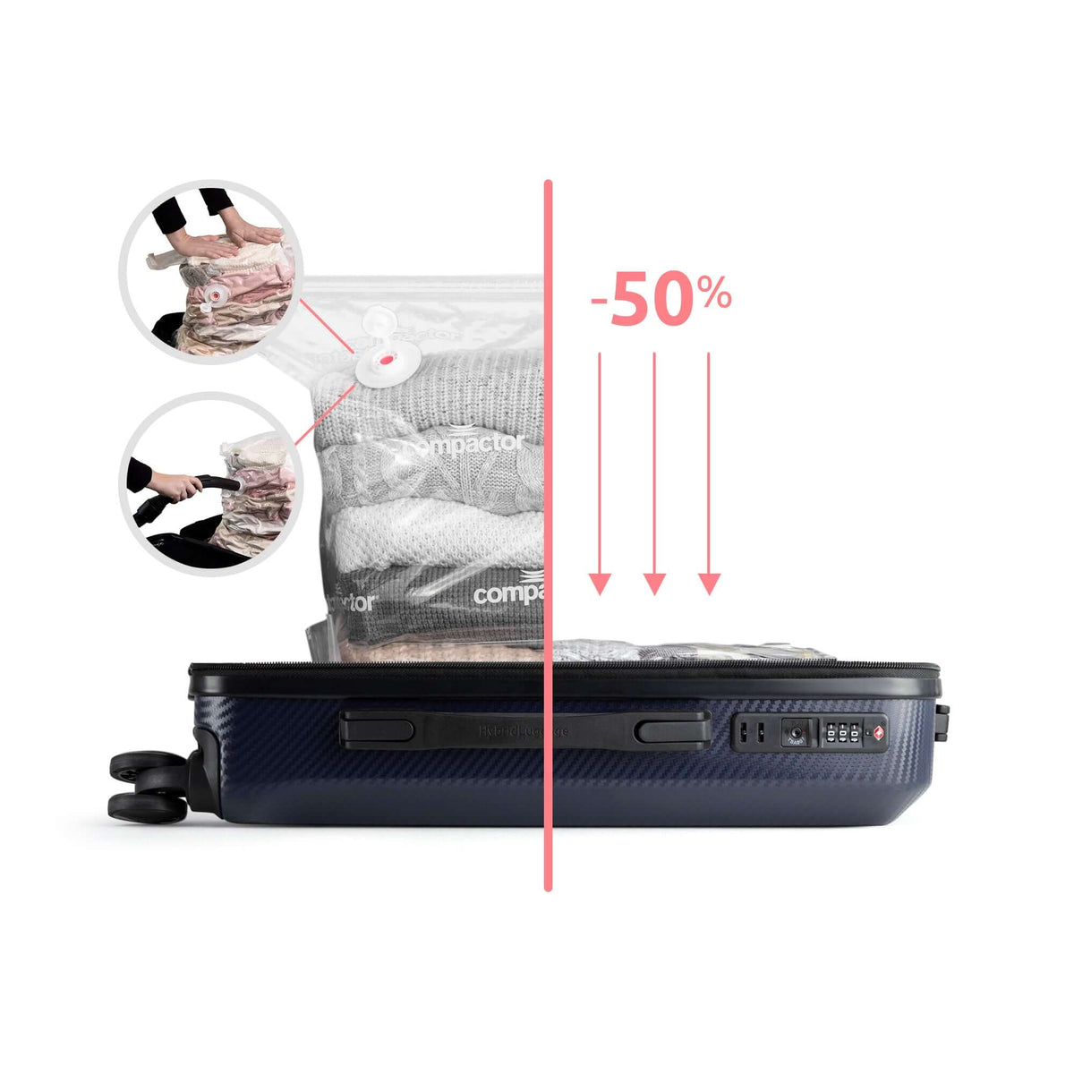 Space-Saving Cabin Suitcase