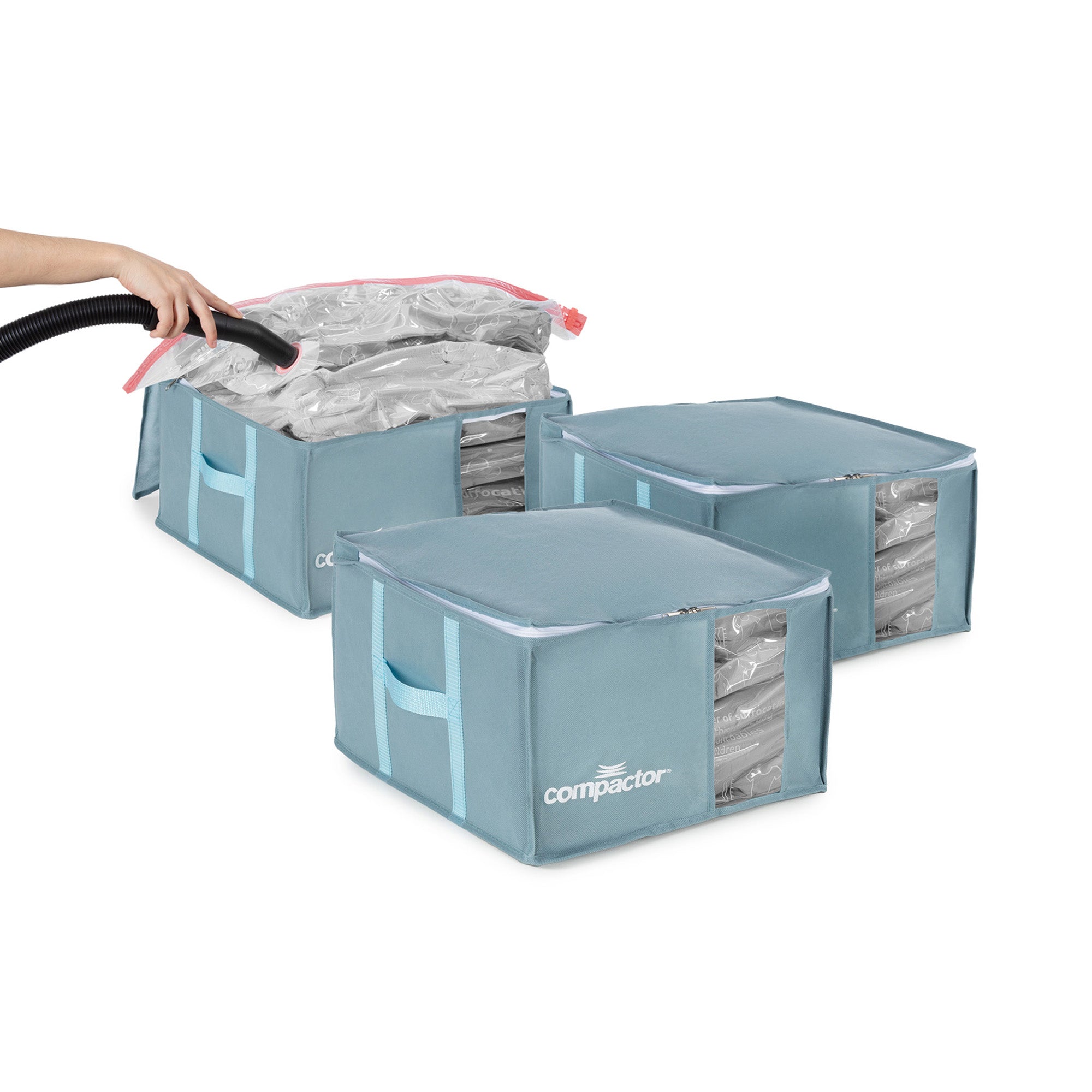 Lot 3 Housses Rangement Sous Vide - Taille M