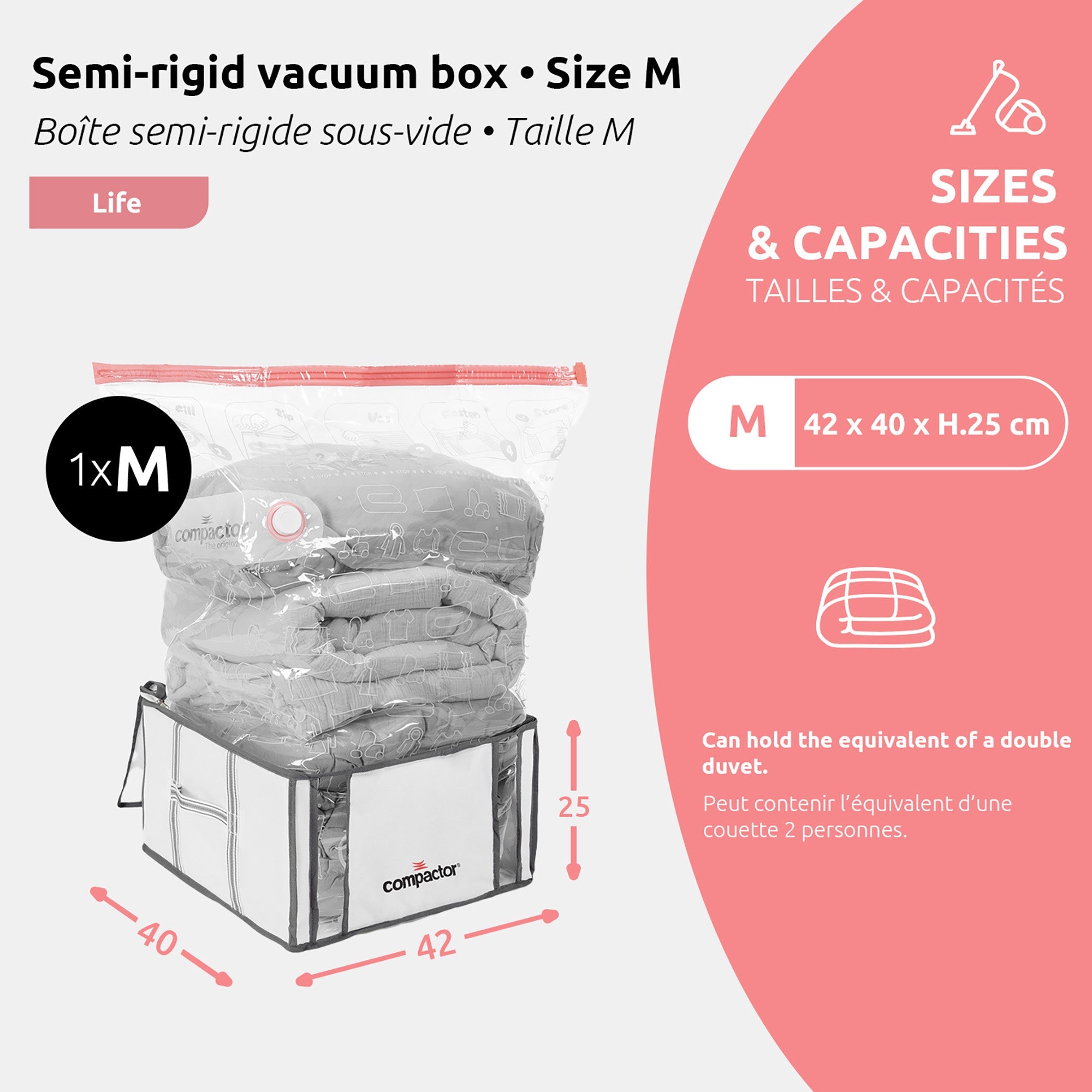 Housse De Rangement Sous Vide - Taille M