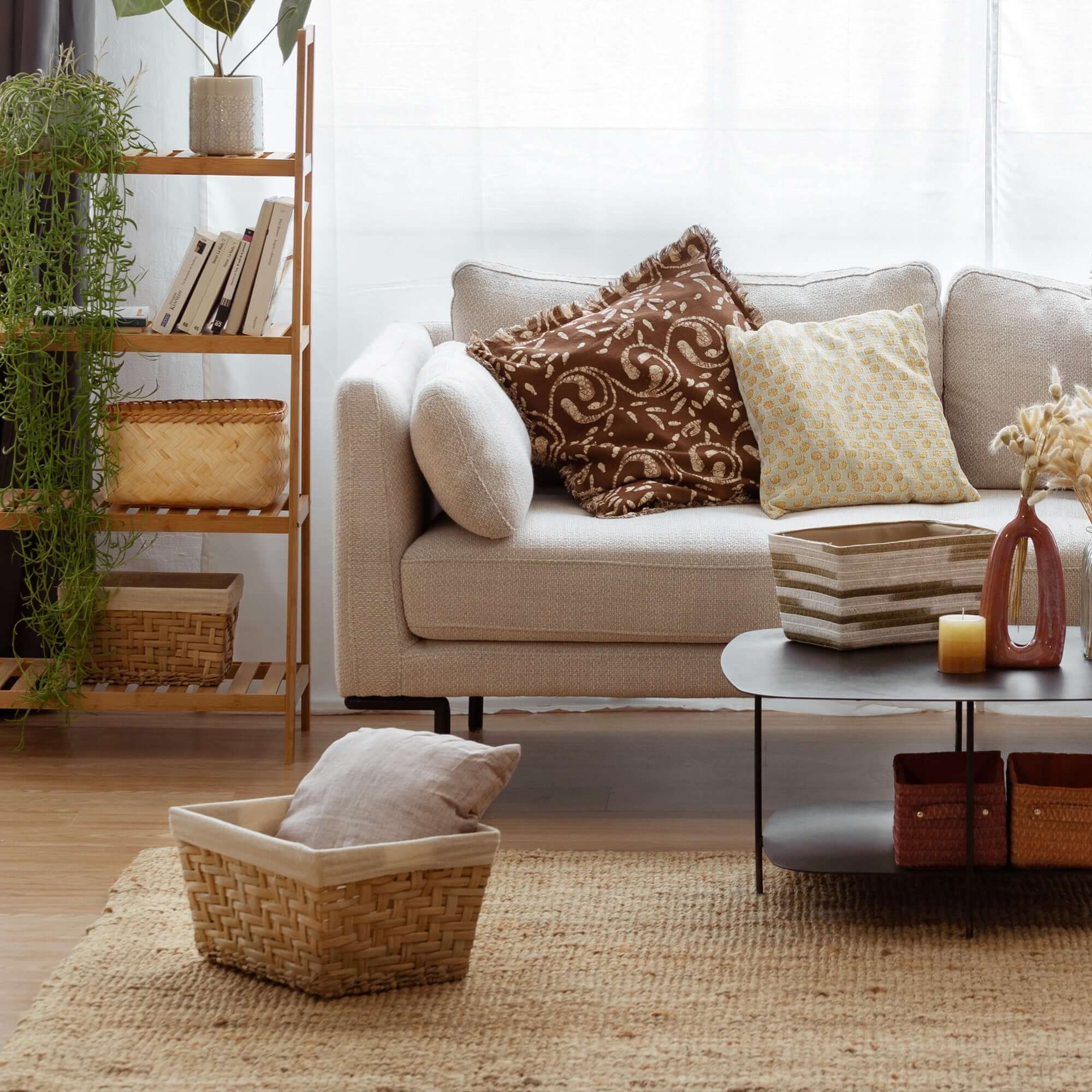 Panier De Rangement Naturel - Taille M