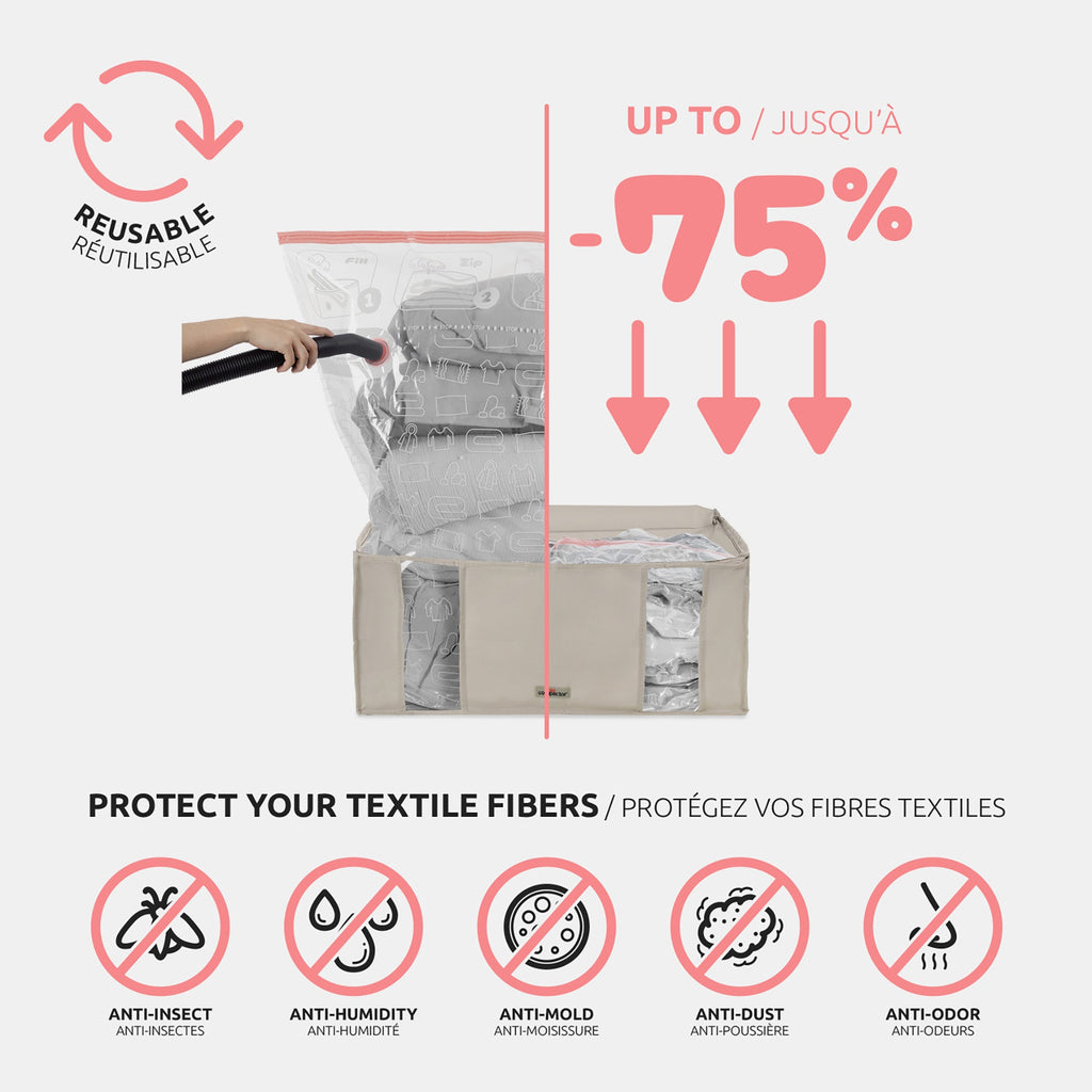 Housse De Rangement Sous Vide Ecologik - 2 Tailles