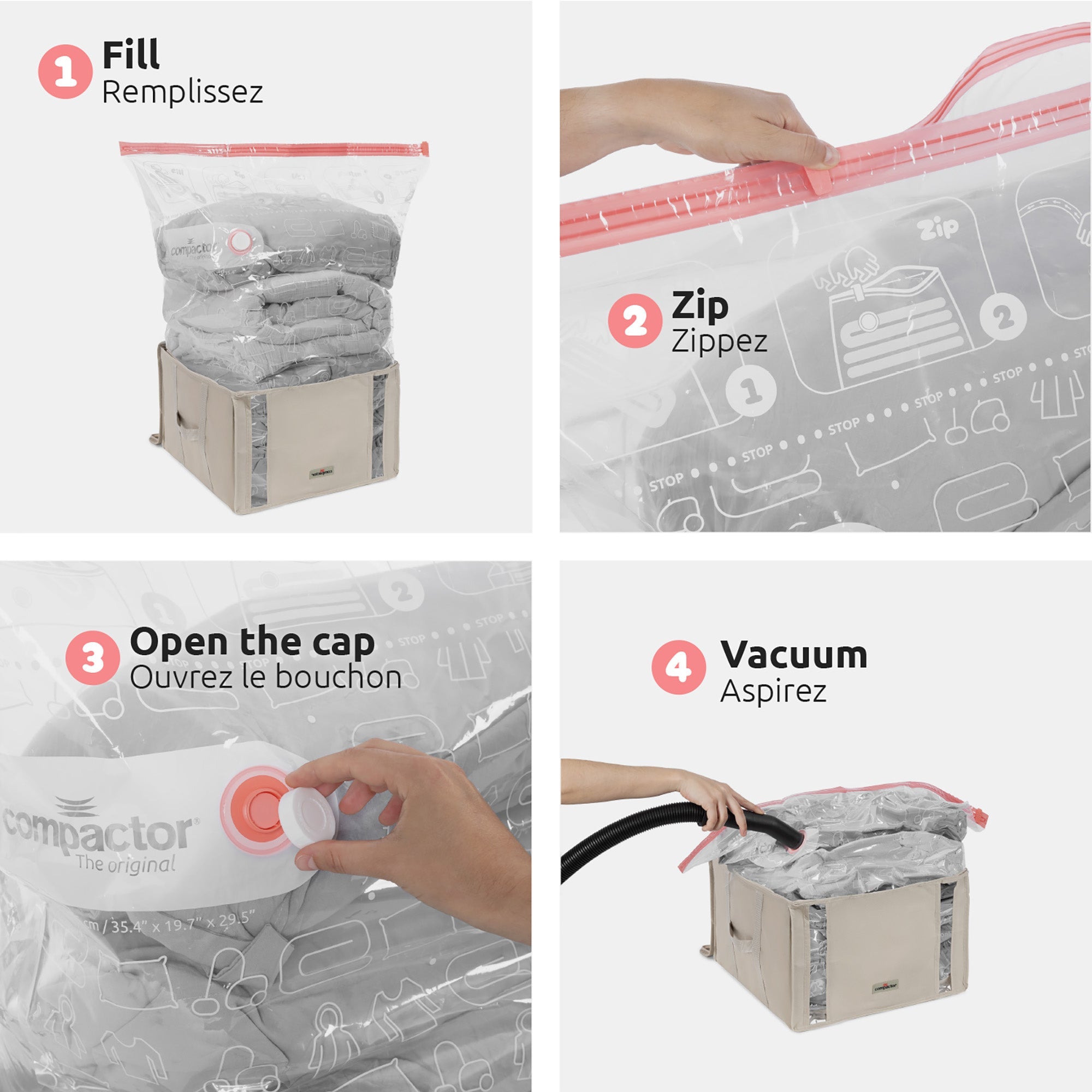 Housse De Rangement Sous Vide - Taille M