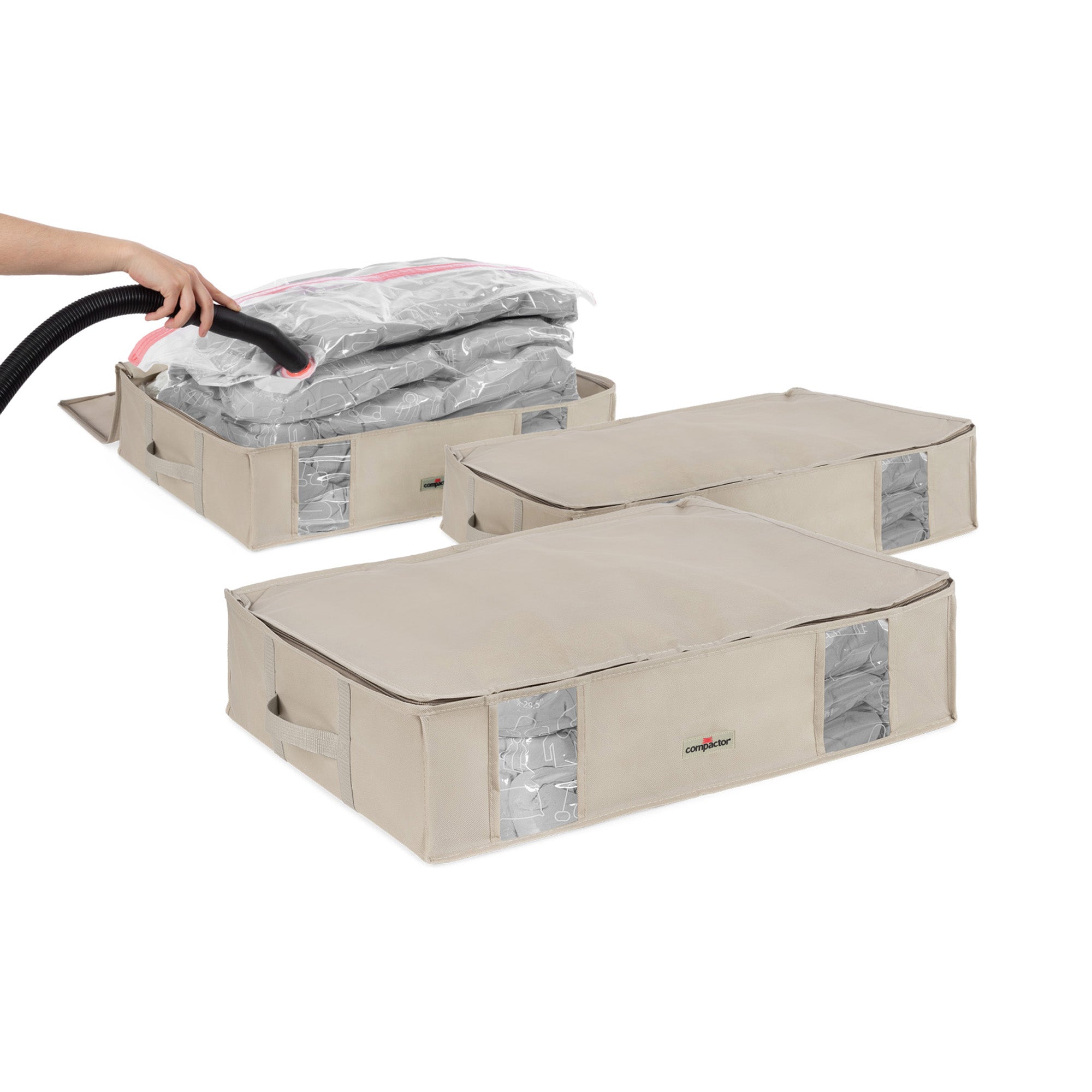 Lot 3 Housses Rangement Sous Vide - Taille L