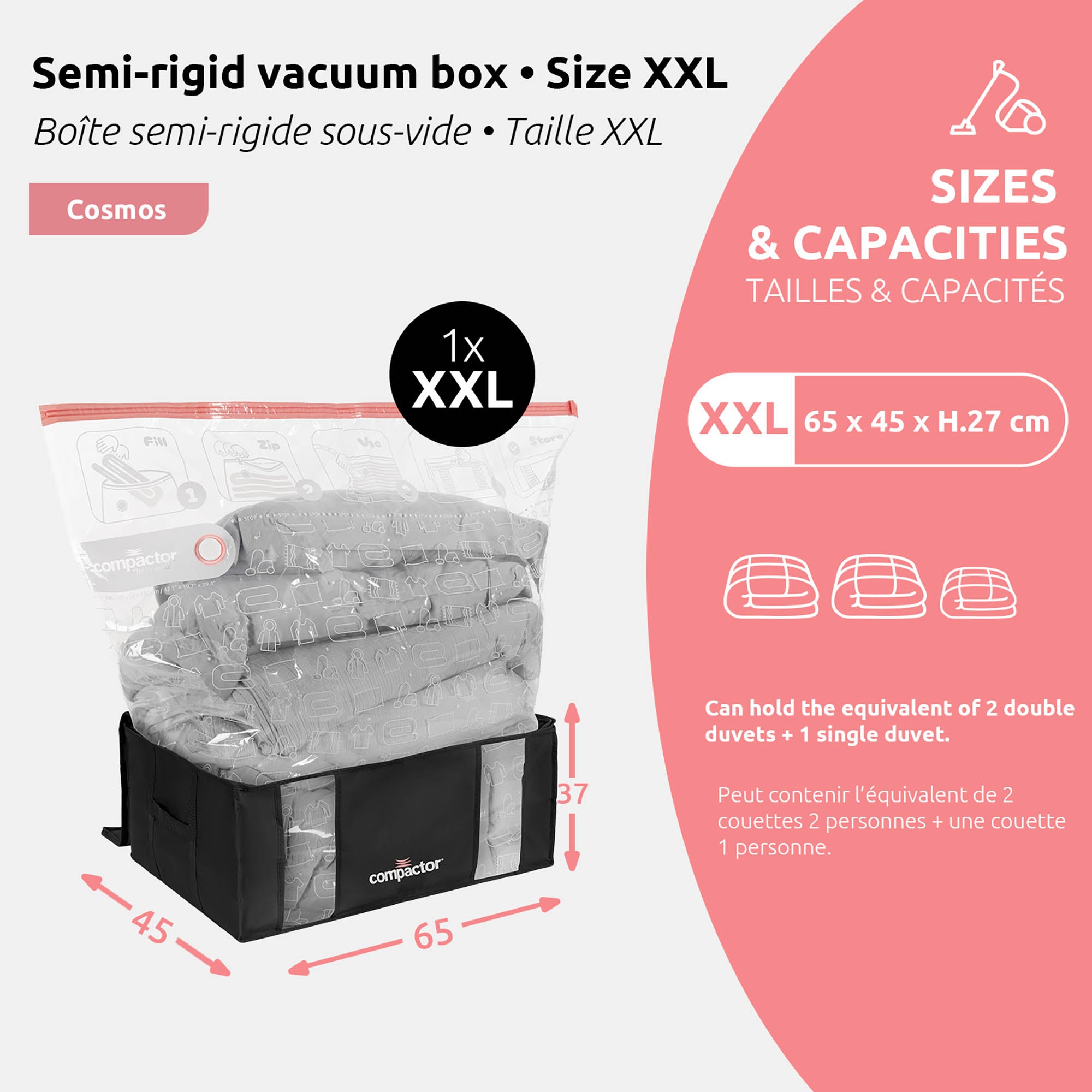 Housse De Rangement Sous Vide - Taille XXL