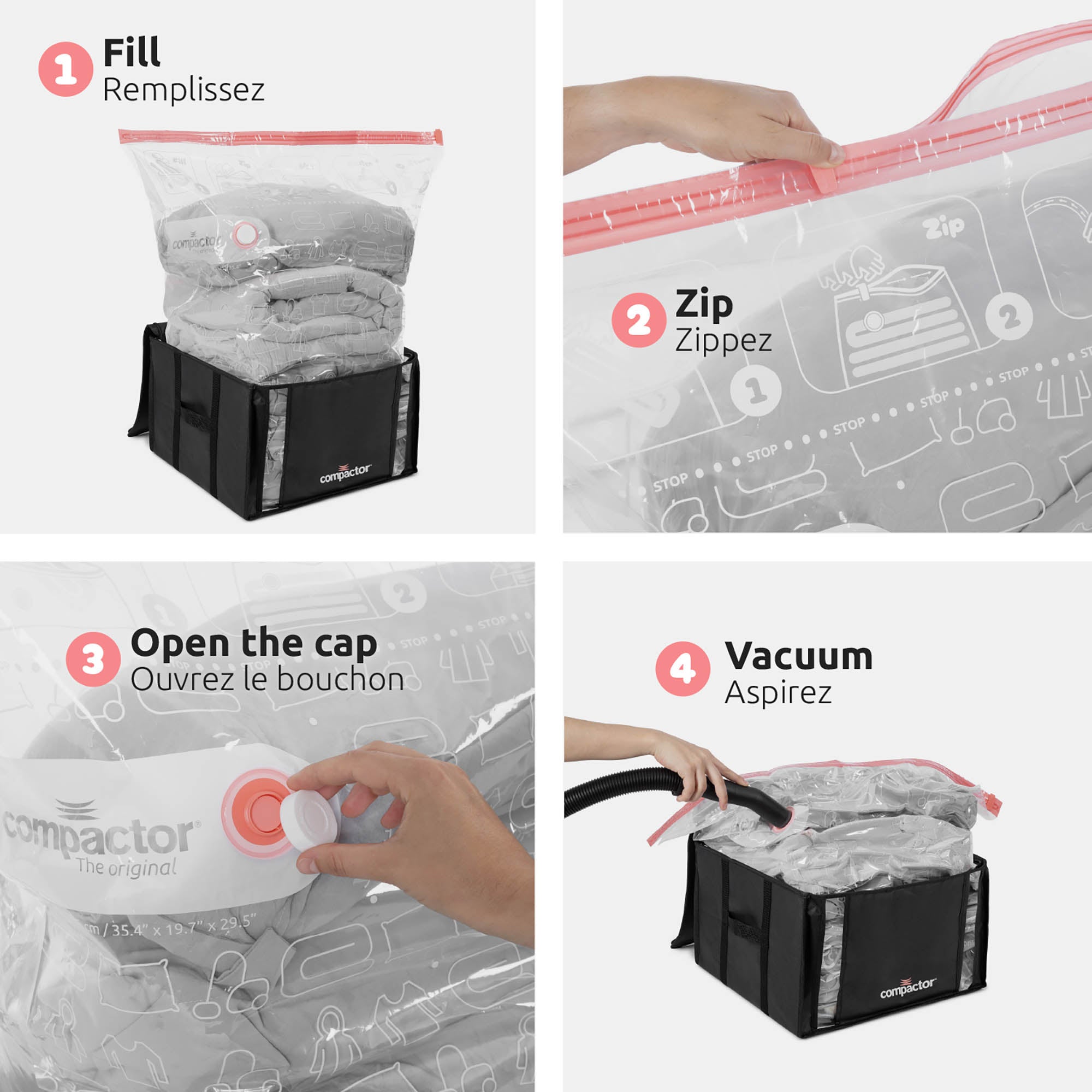 Housse De Rangement Sous Vide - Taille M