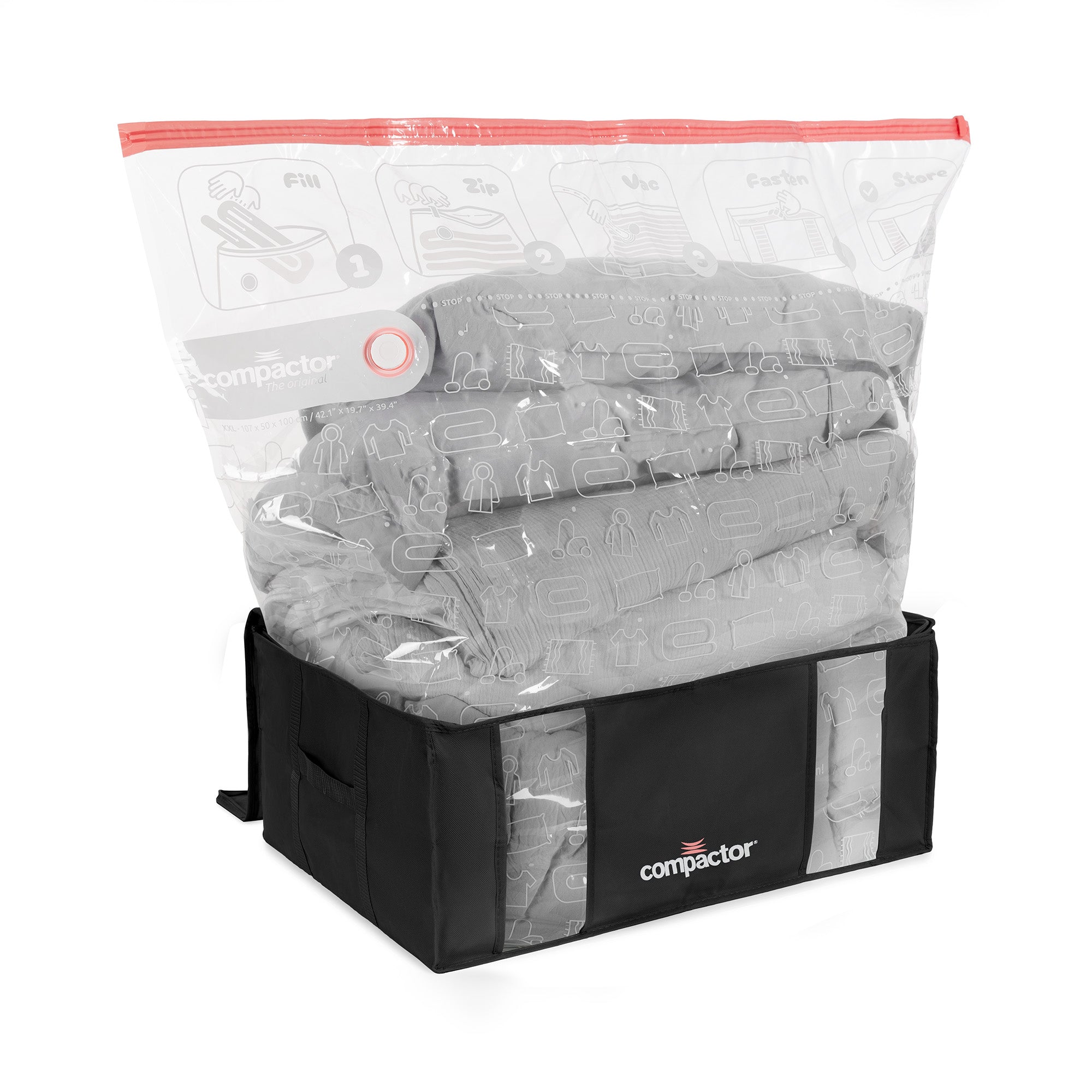 Lot 3 Housses Rangement Sous Vide - Taille XXL