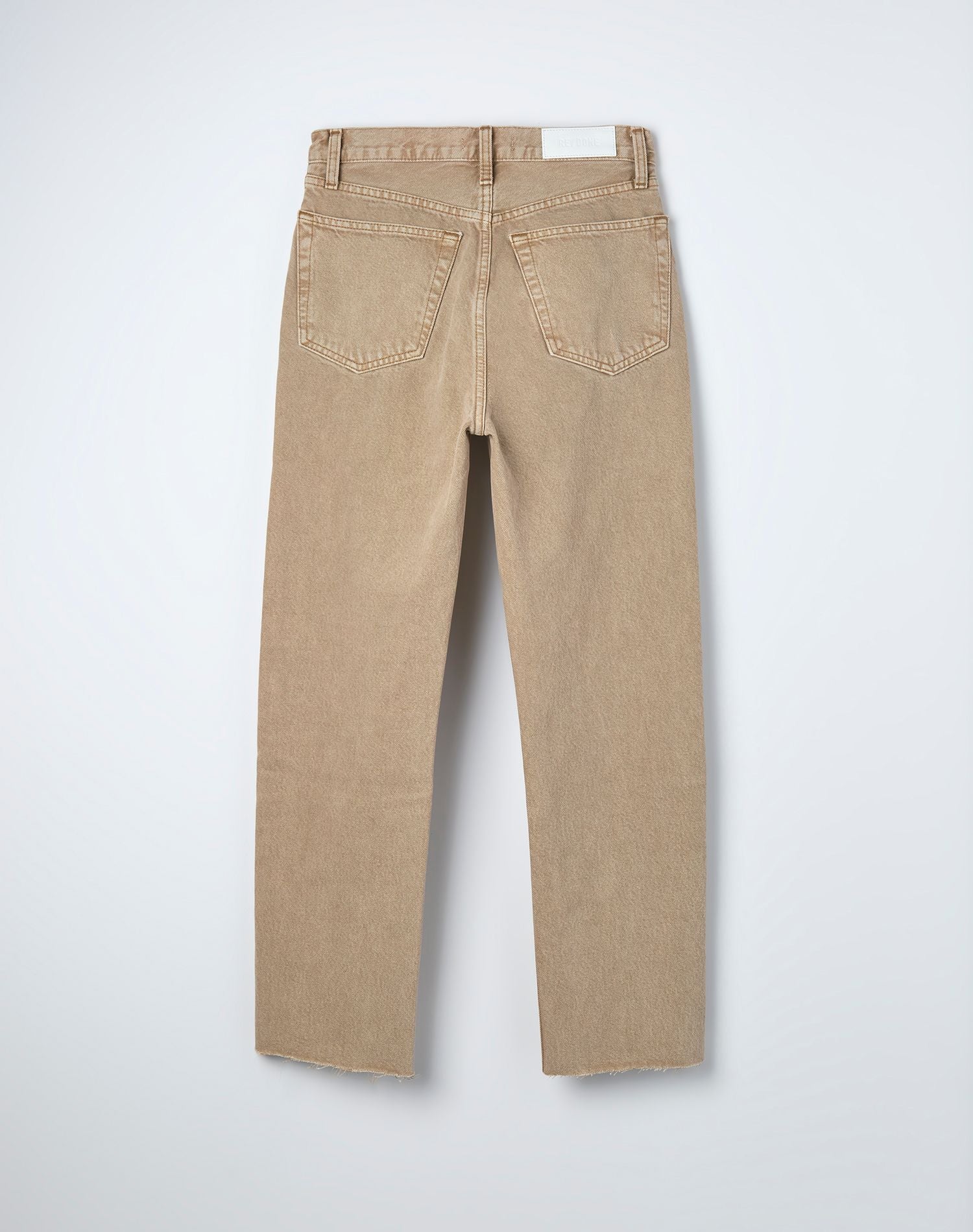 70S Stove Pipe Jeans - Washed Khaki