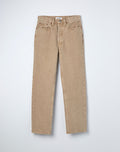 70S Stove Pipe Jeans - Washed Khaki