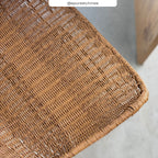 Carmela - Set of 2 Central Island Chairs in Natural Resin Rattan