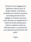 reassurance braun lumiere pulsée