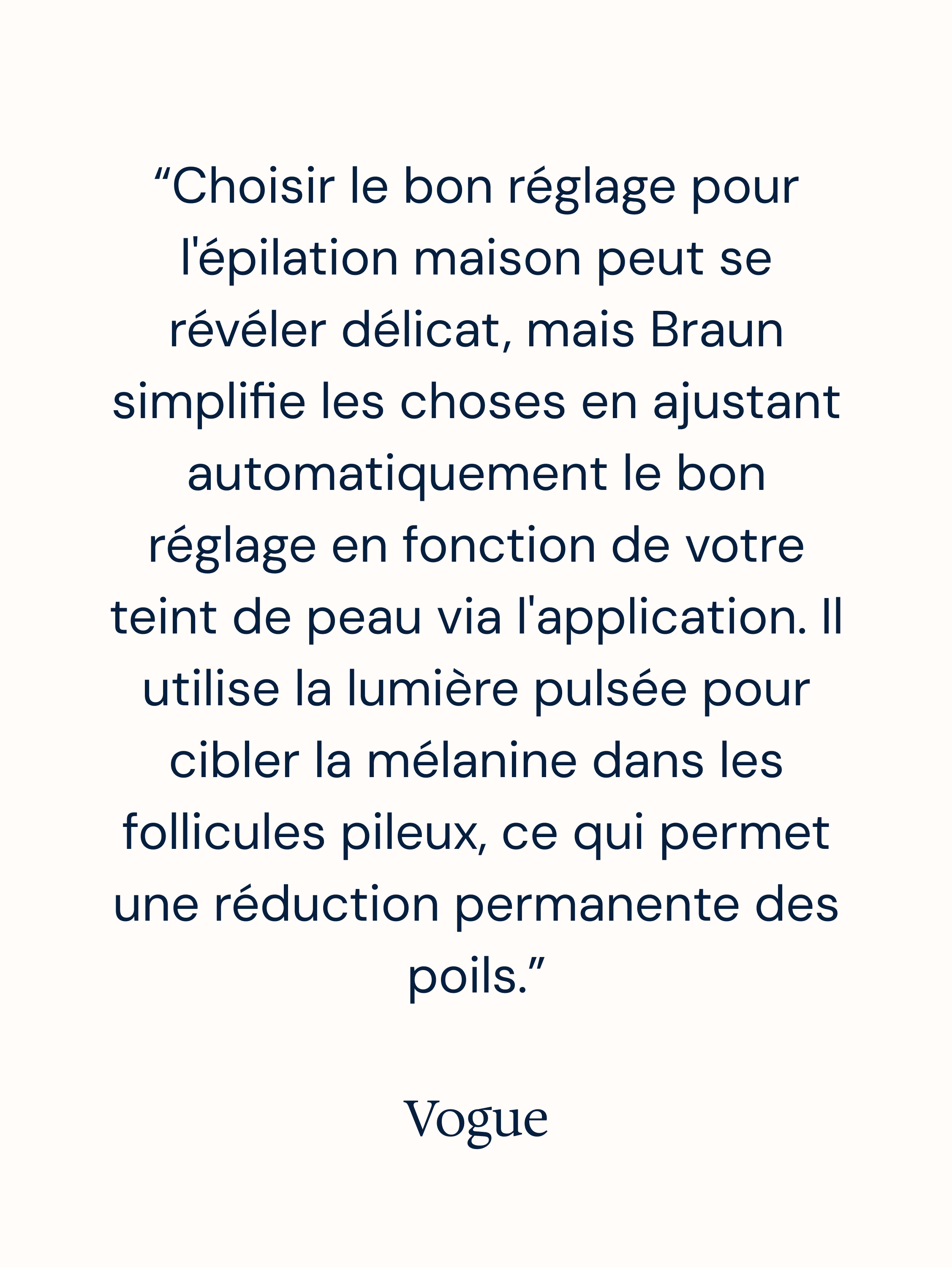 reassurance braun lumiere pulsée