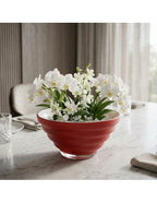 Anelli - Coupe - Ø28 Cm H14 Cm - Opale/Rouge