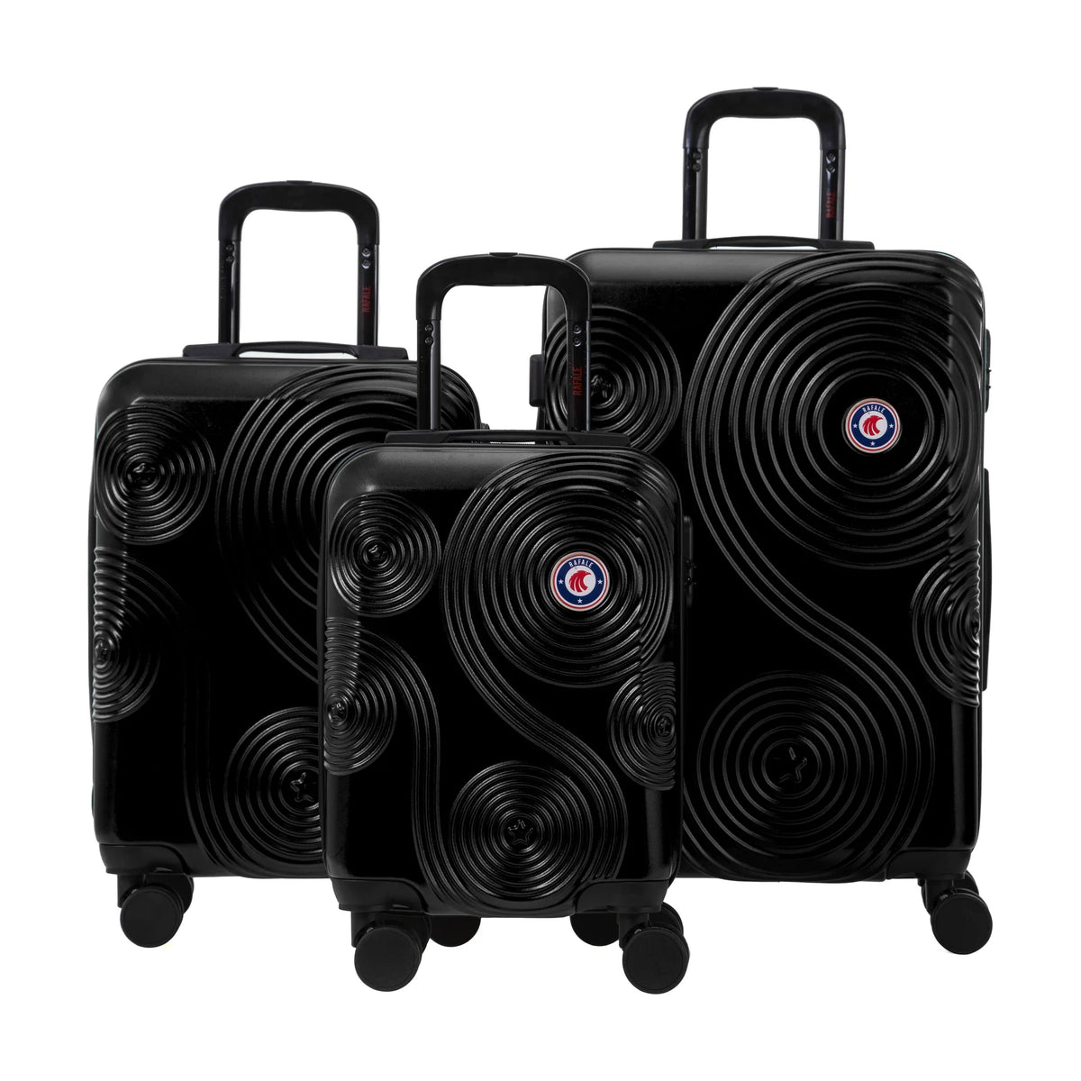 Set Di 3 Valigie Rafale Gps - Nero