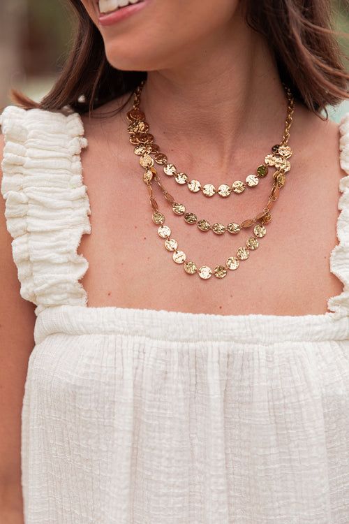RIVIERA Gold - Collar Varias Hileras