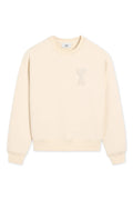 Ami Paris - Sudadera Ami De Coeur - Parche Beige