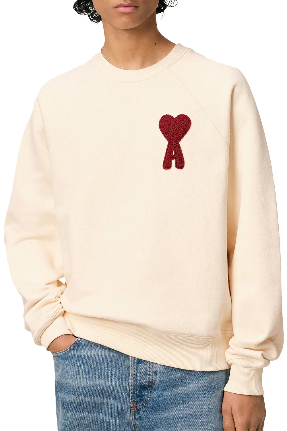 Sudadera Ami De Coeur – Ami Paris - Rojo Parche
