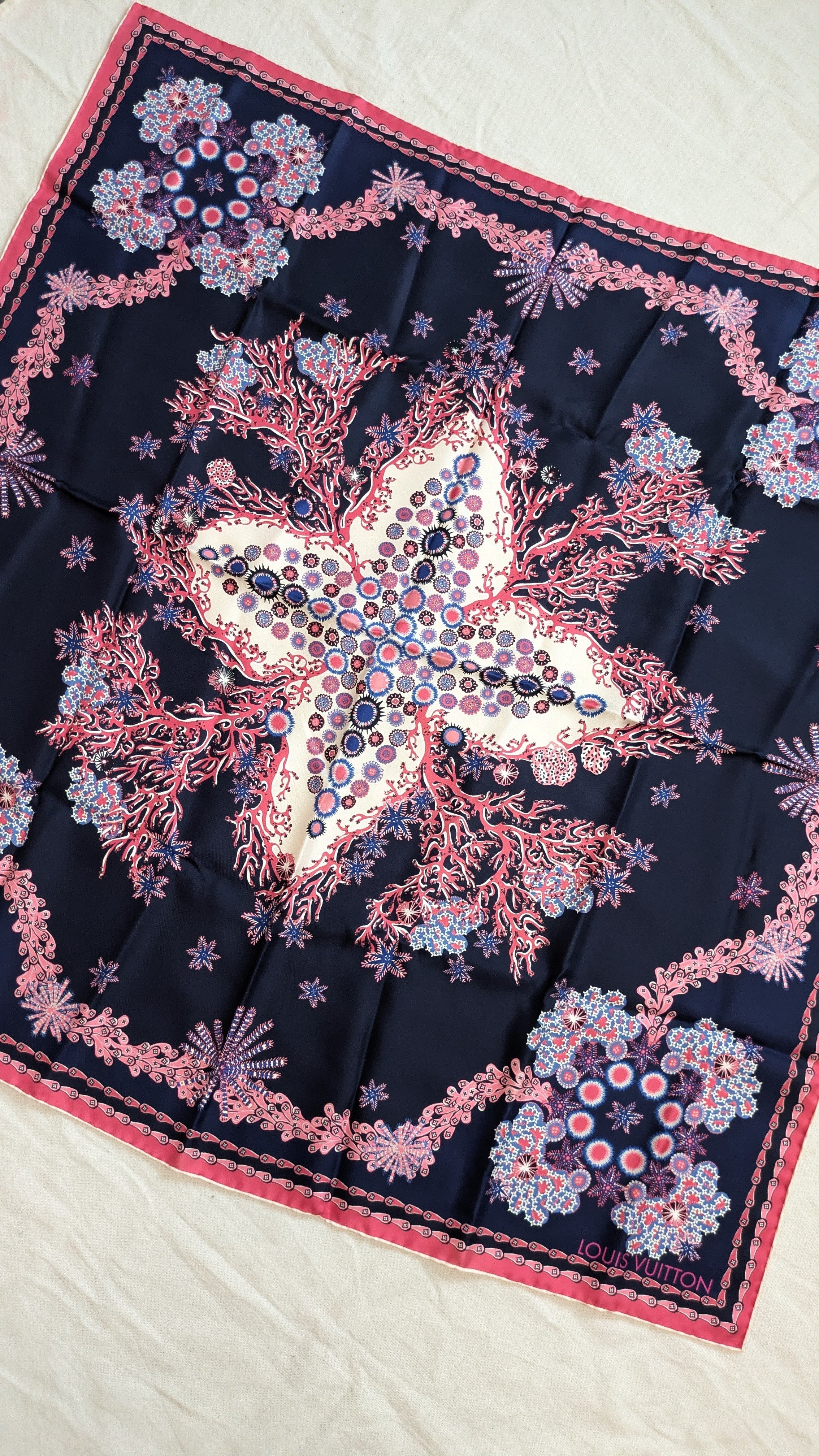 Louis Vuitton Scarf – Marine Motifs