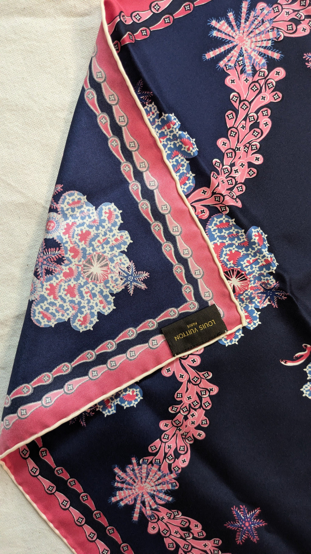 Louis Vuitton Scarf – Marine Motifs